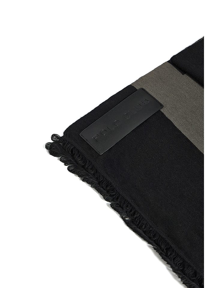 Polo Club Schal in Schwarz/ Grau günstig kaufen onesize