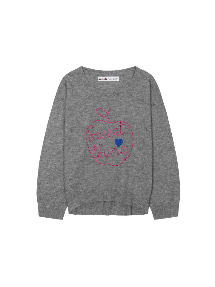 Minoti Rundhalspullover Crunch 2 in grau günstig kaufen