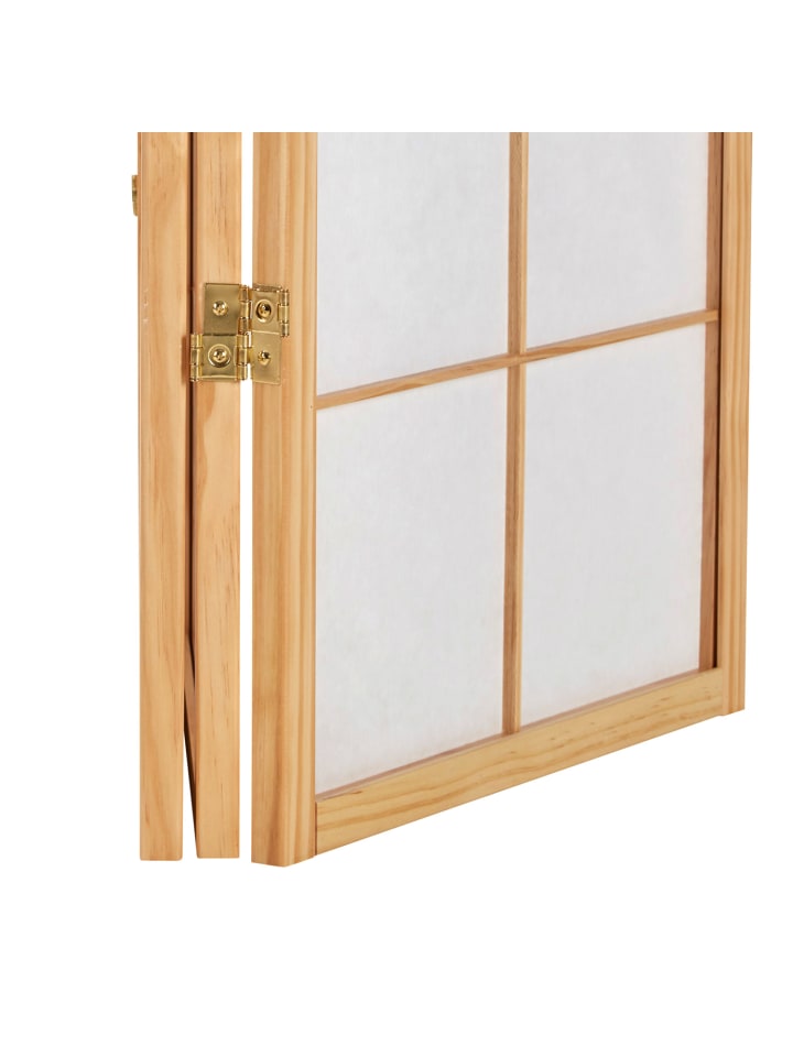Homestyle4u 5-tlg. Paravent in Braun 220x179 günstig kaufen onesize