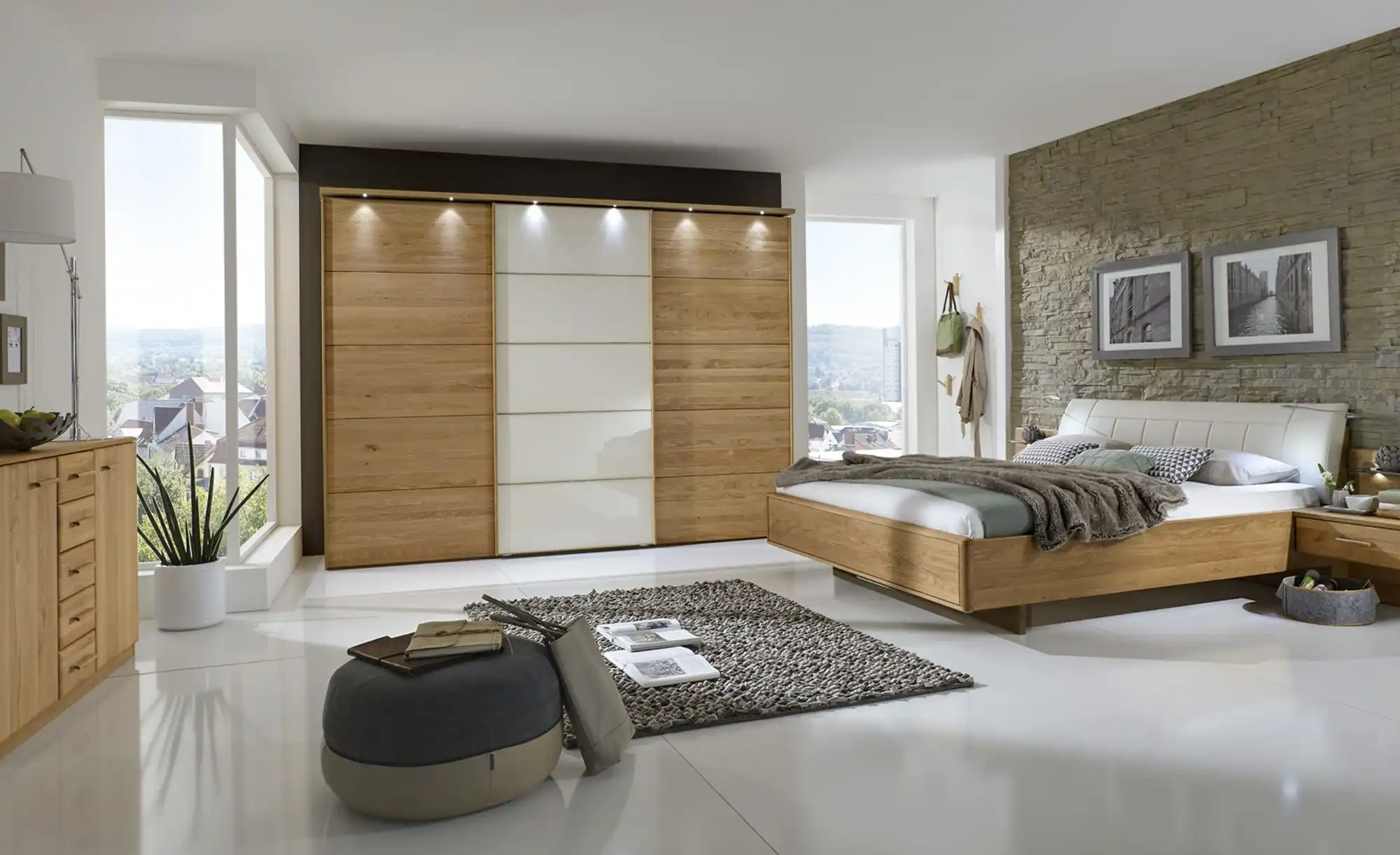 Woodford Schwebetürenschrank Kyran