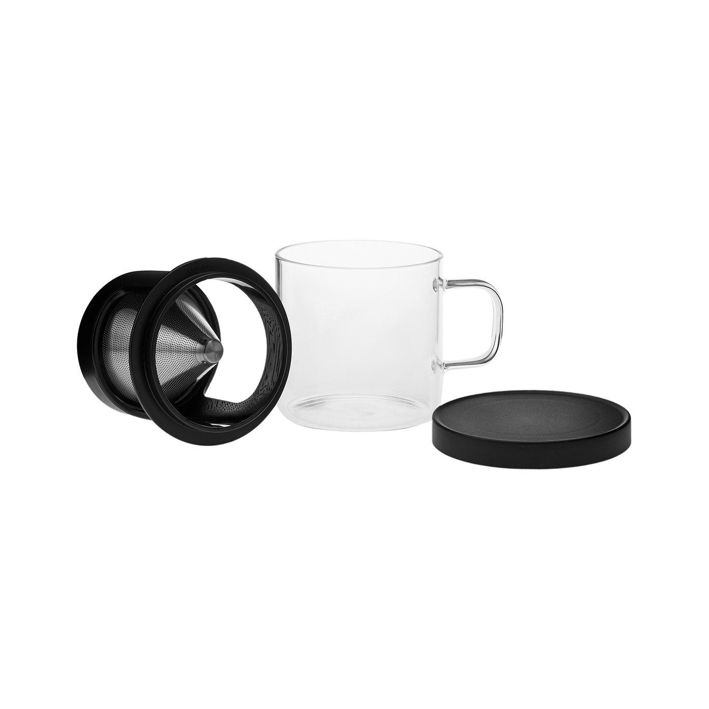 Karaca Espressomaschine Brewy Coffe Dripper Tasse 300 ml, Tasse Mit Henkel, Modernes