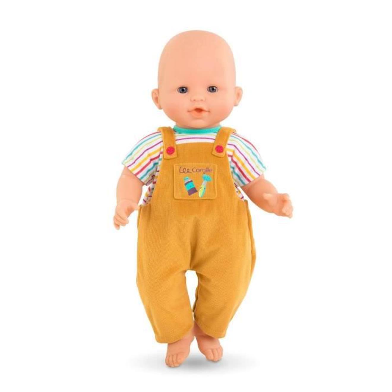 Vêtement pour grand poupon Corolle 36 cm : t-shirt et salopette petit artiste Coloris Unique jaune