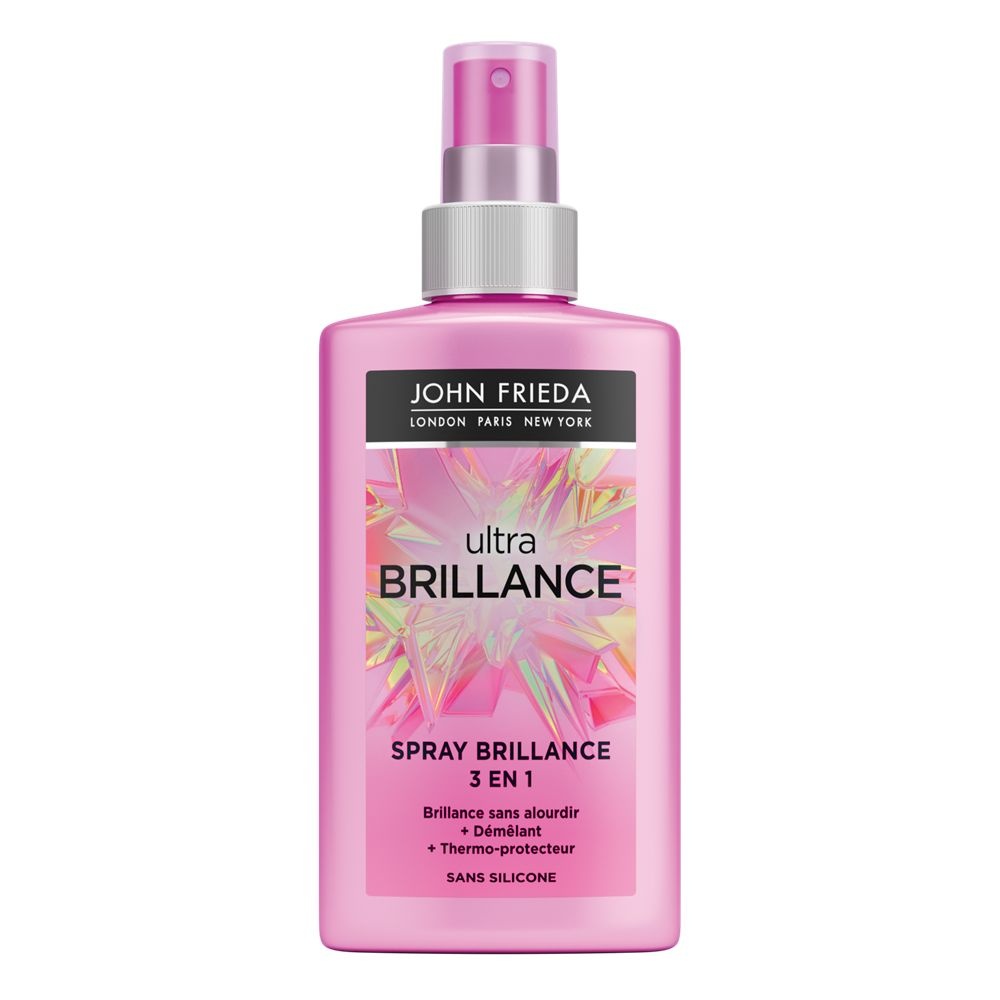 john frieda Ultra Brillance Spray 3-en-1 150ml Spray soin cheveux