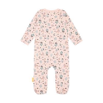 Strampler langarm, rosa für Mädchen