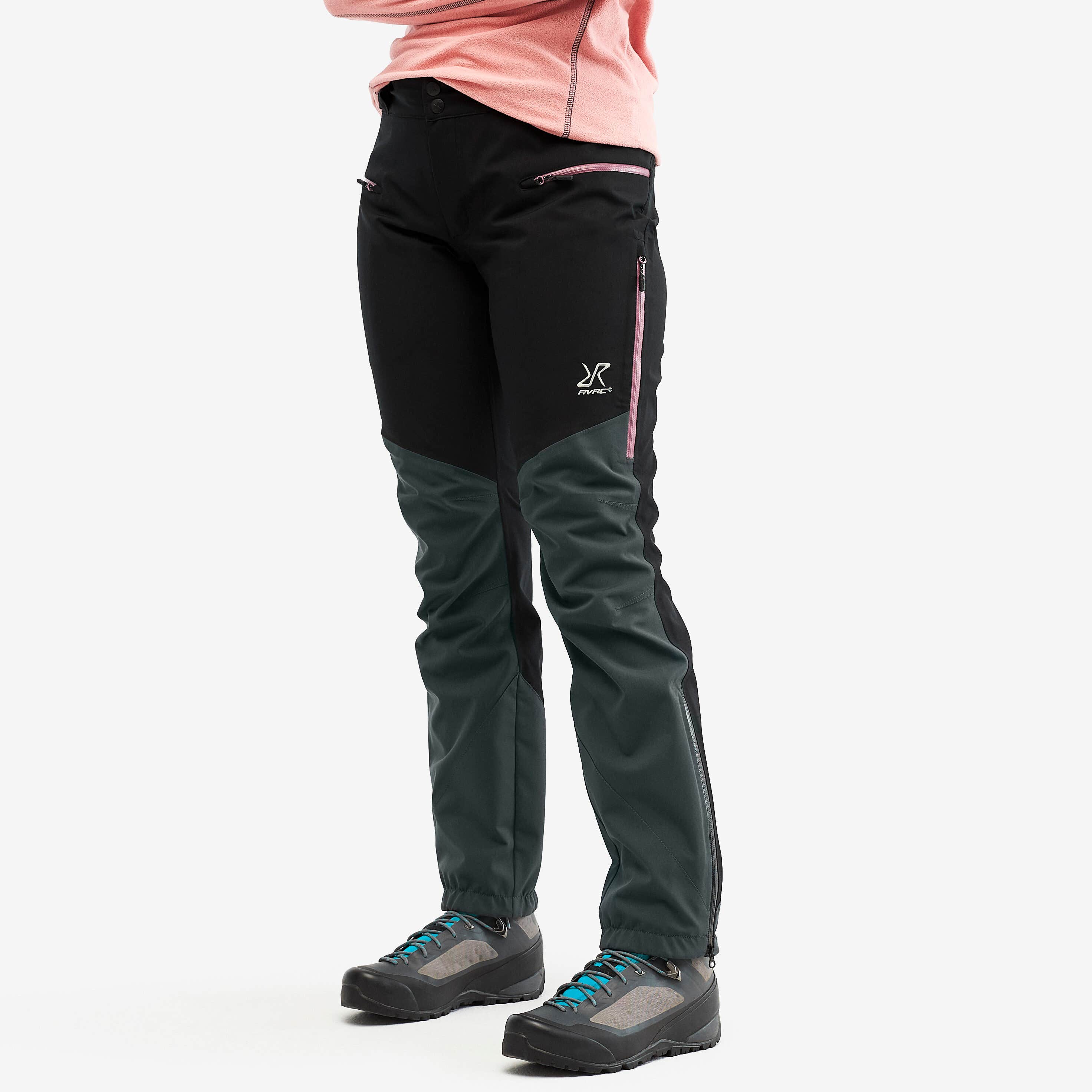 Silence Proshell Pants Femme Black/Rose
