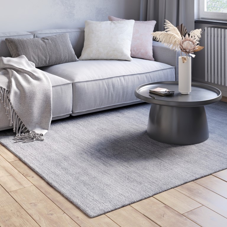 MyFlair Teppich Adelle 290cm x 200 cm, Farbe Grau, rechteck
