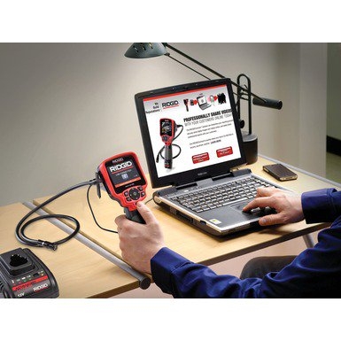 Ridgid 55903 malli CA-350 tarkastuskamera sis. 8 Gt:n SD-kortin