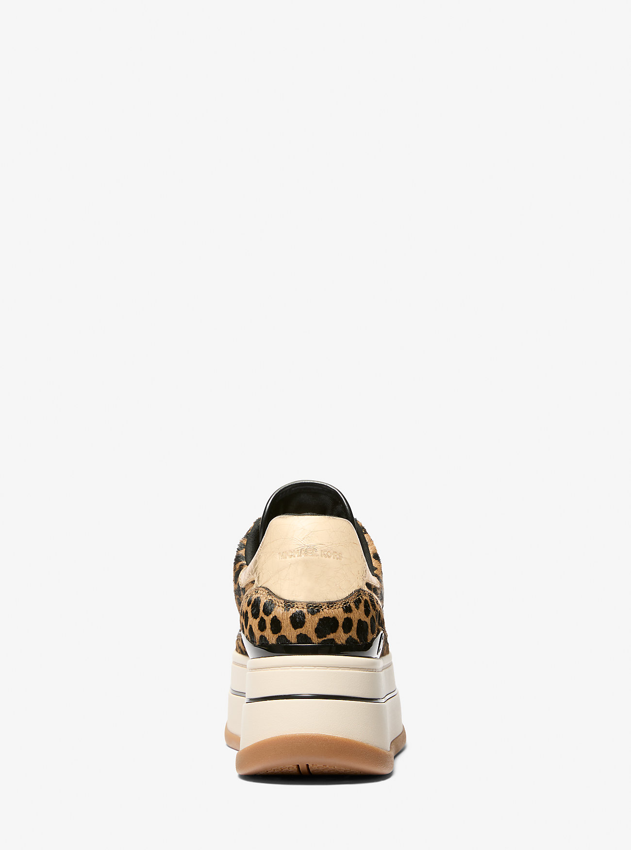 Hayes Cheetah Print Calf Hair Platform Sneaker - HUSK MULTI