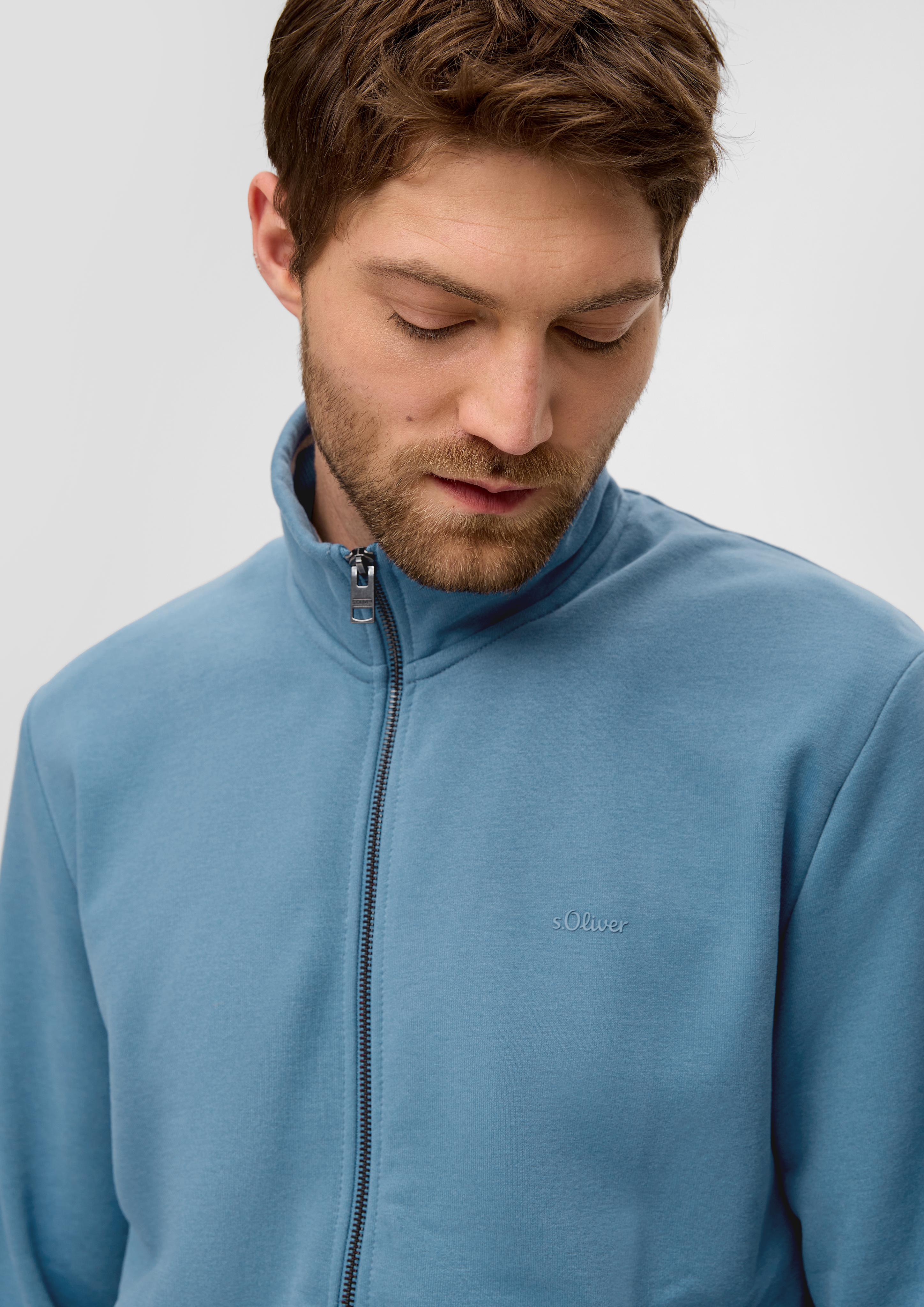 Sweatshirt-Jacke mit Stehkragen  2141491-5402