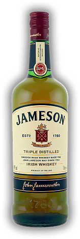Jameson 1,0 Liter Jameson 1,0 Liter Weltweit die Nummer 1 im irischen Whiskey-Segment. 1	 Liter - Vol 40%