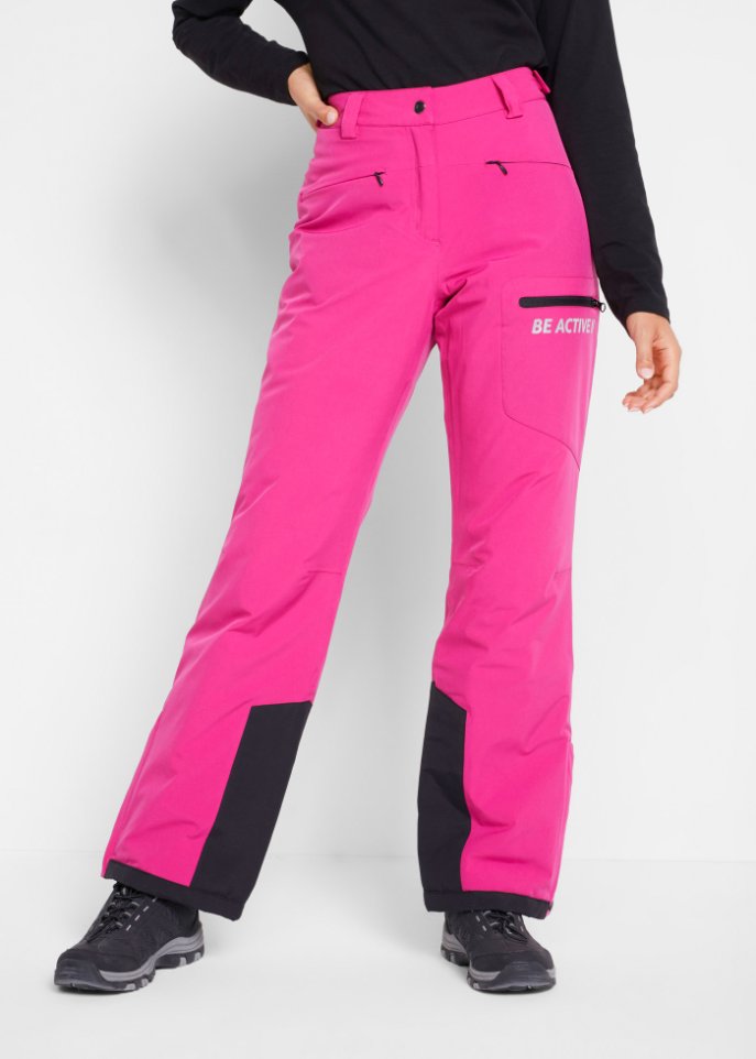 Ski Funktions-Thermohose mit Schneefang, wasserdicht, Straight