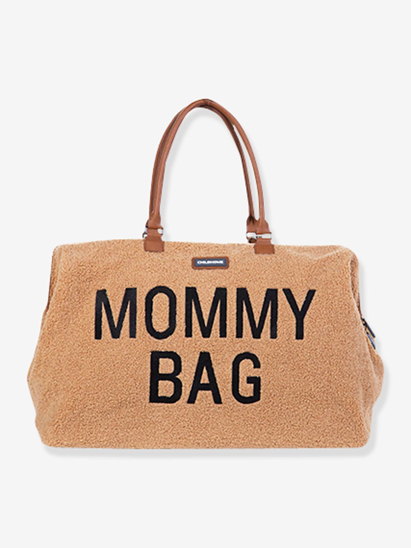 Childhome Große Wickeltasche MOMMY BAG, Teddyfleece CHILDHOME - wollweiß