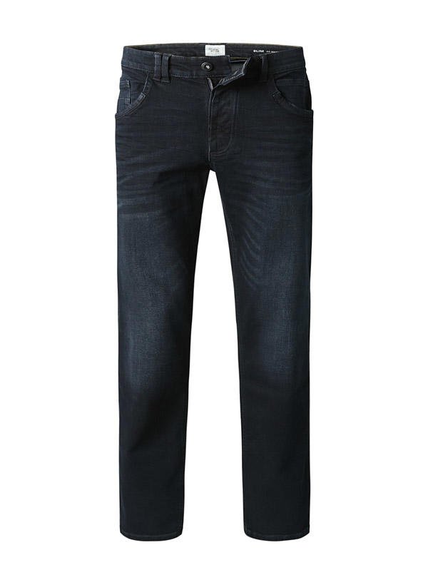 camel active, Jeans Madison, Slim Fit, Baumwoll-Stretch, dunkelblau