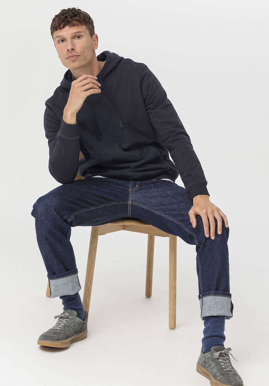 Hoodie aus reiner Bio-Baumwolle