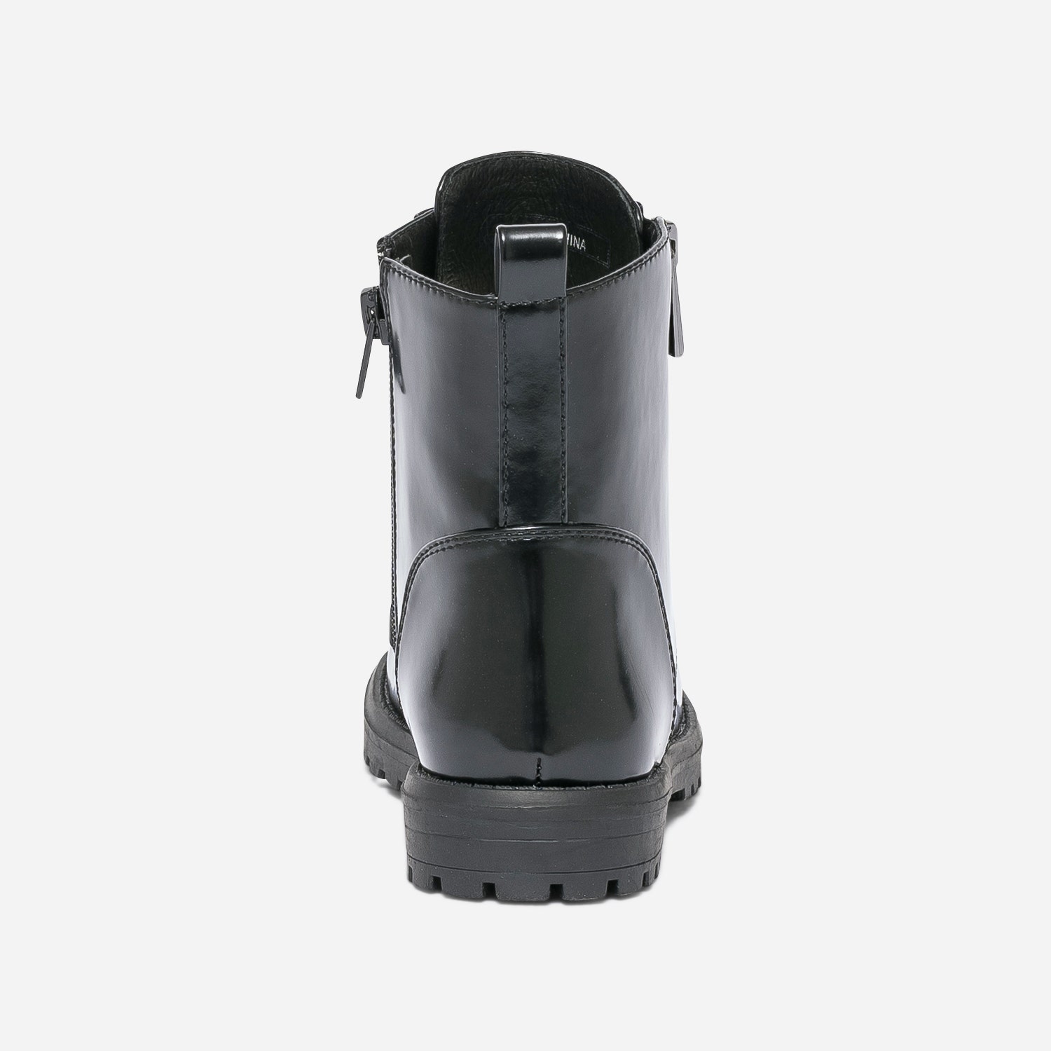 Bottine noir à zip