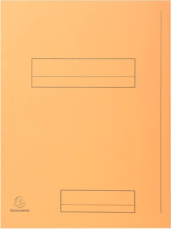 Exacompta Präsentationsmappe 335002E DIN A4 Hellorange Karton 24 x 32 cm 250 Stück