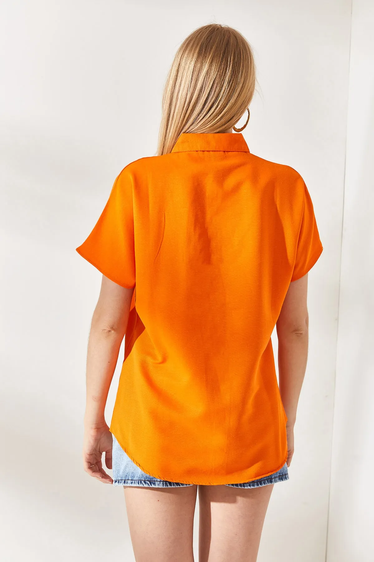 Olalook  Hemd - Orange - Oversized