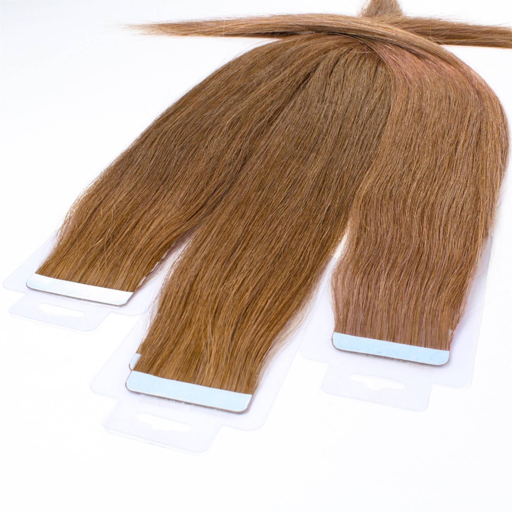 hair2heart Extensions adhésives cheveux naturels #14 blond foncé extensions