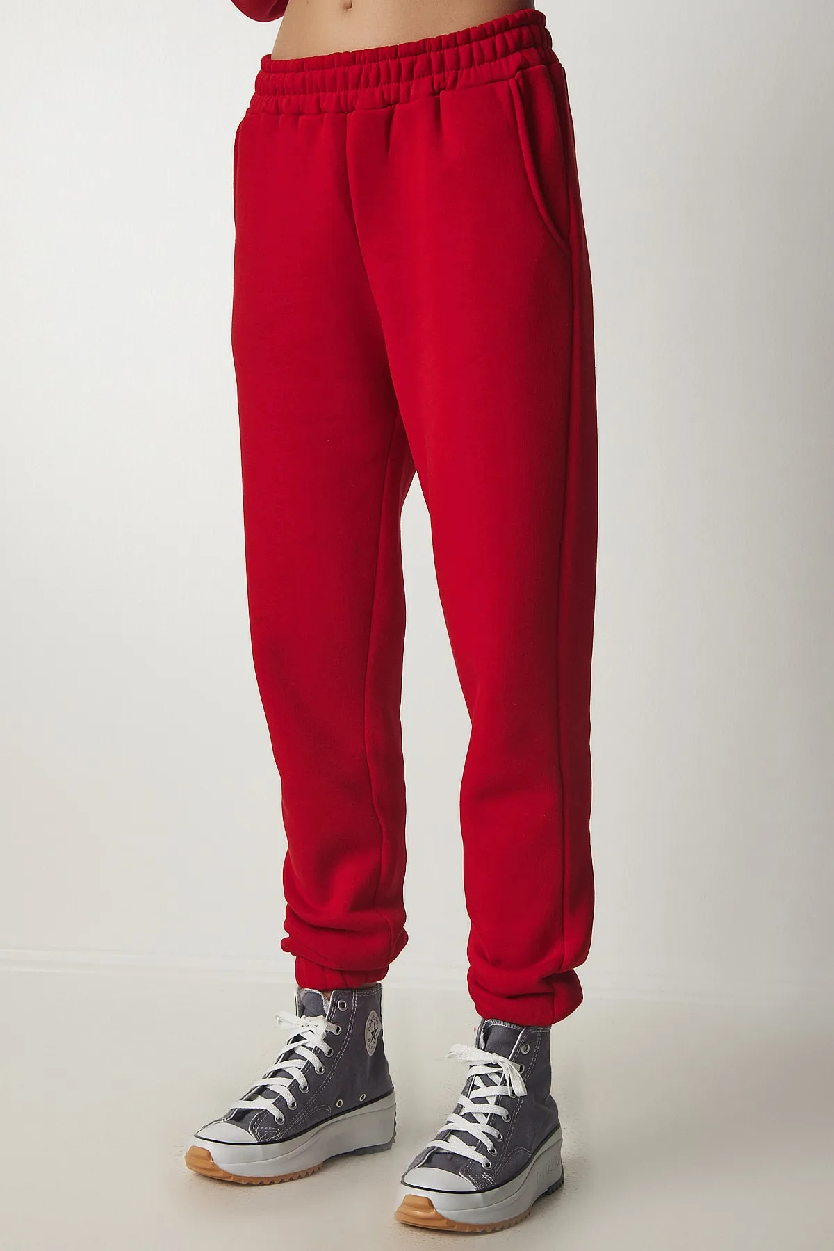 Happiness İstanbul  Trainingsanzug - Rot - Regular Fit