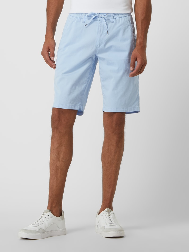 Bermudas mit elastischem Bund in hellblau