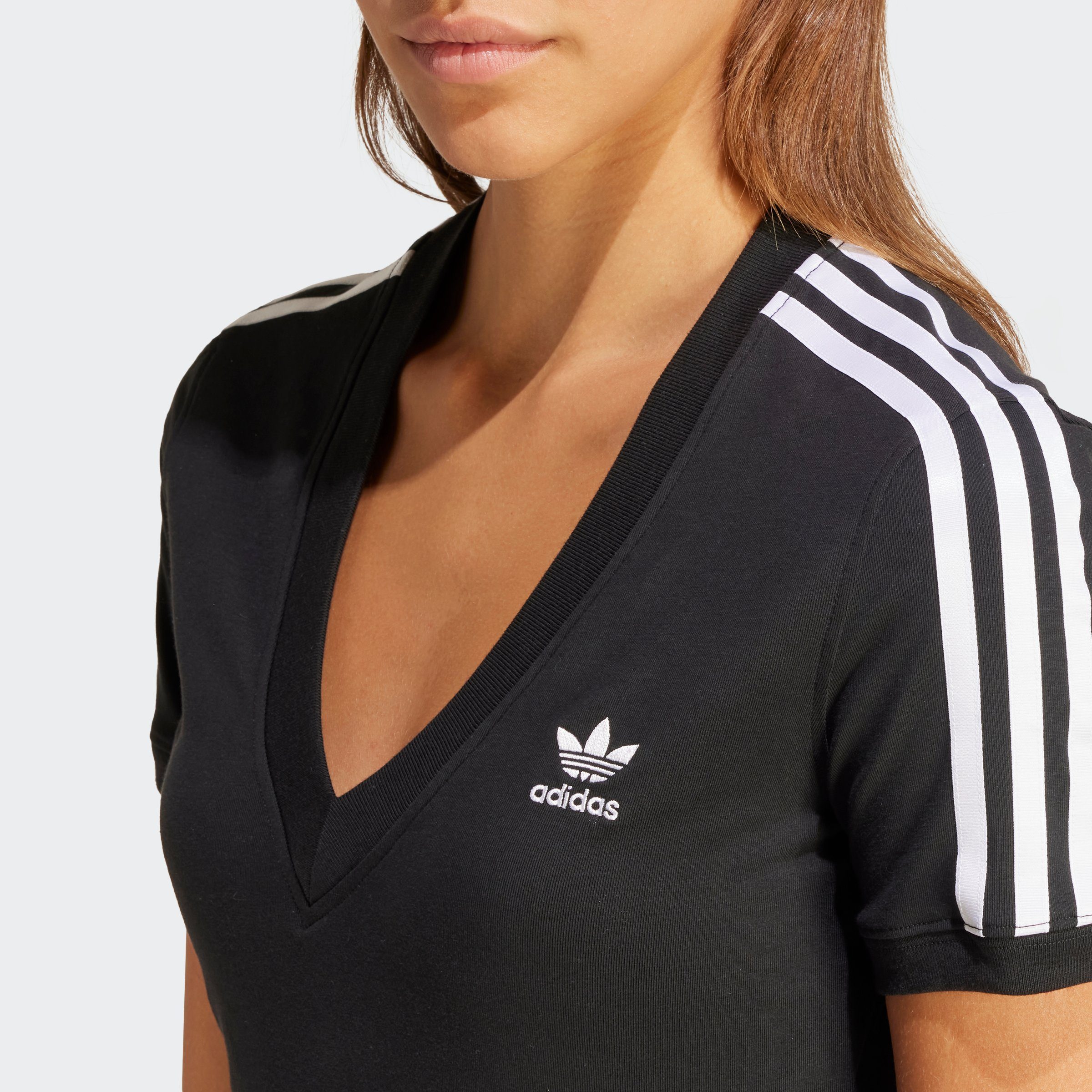adidas Originals T-Shirt 3 S V-NECK TEE