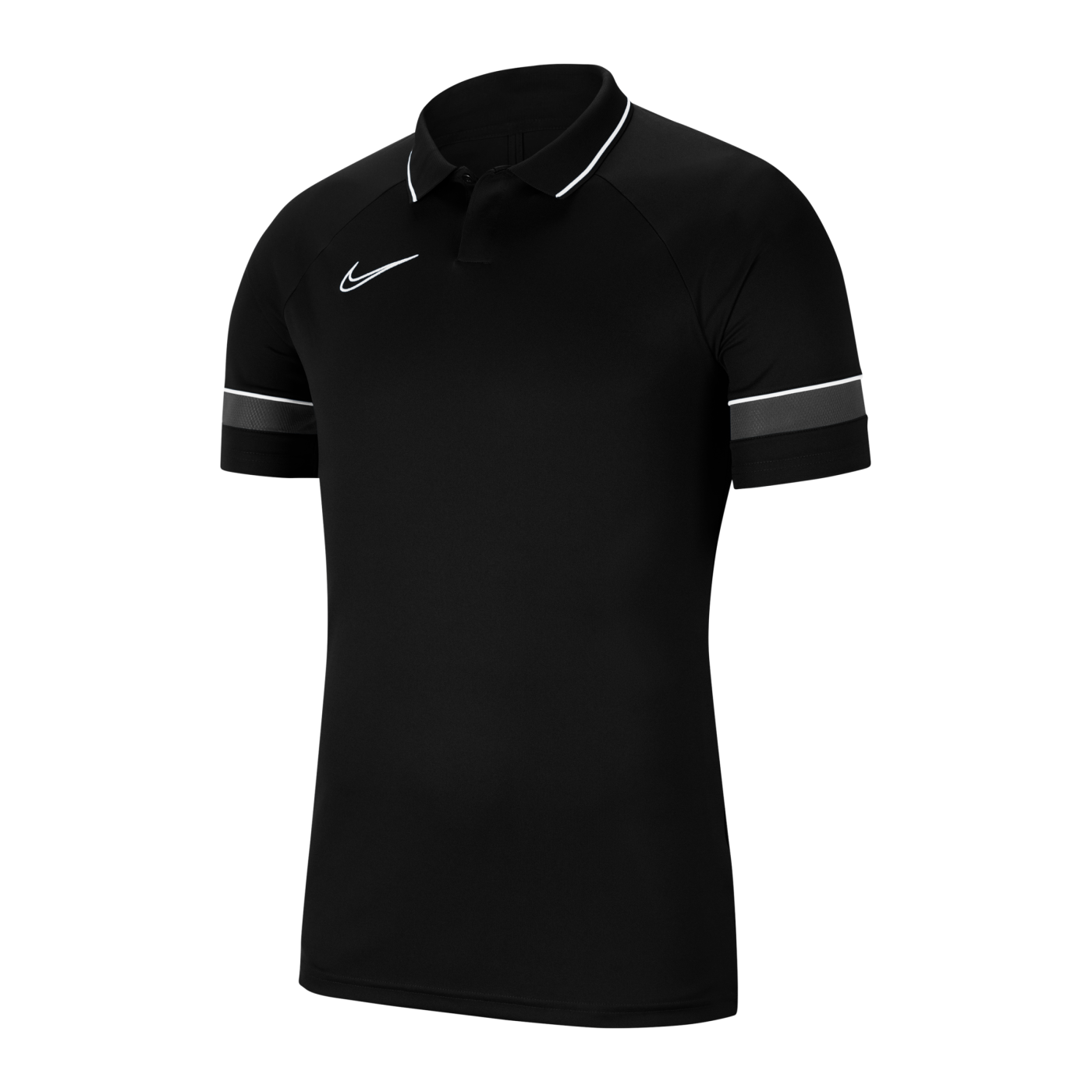 Nike Academy 21 Poloshirt Schwarz Weiss F014