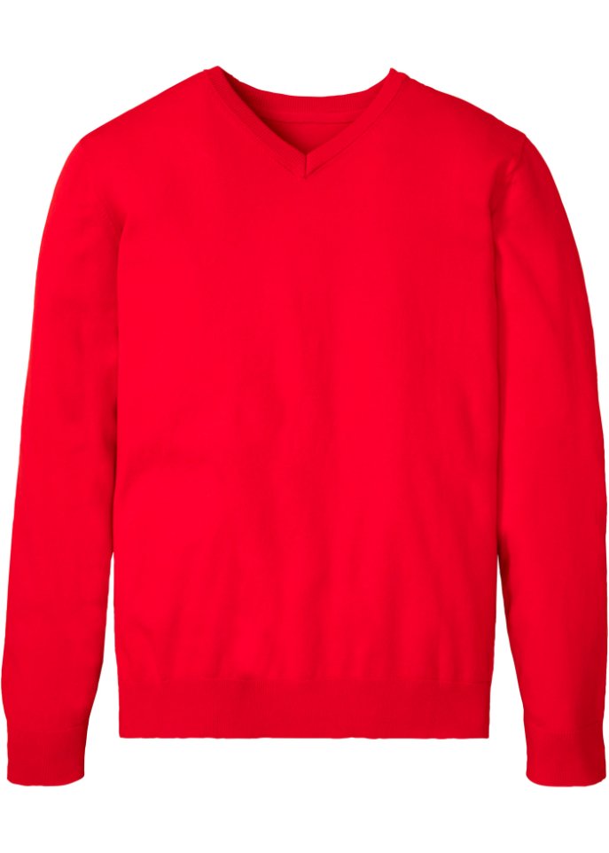 Pullover mit V-Ausschnitt