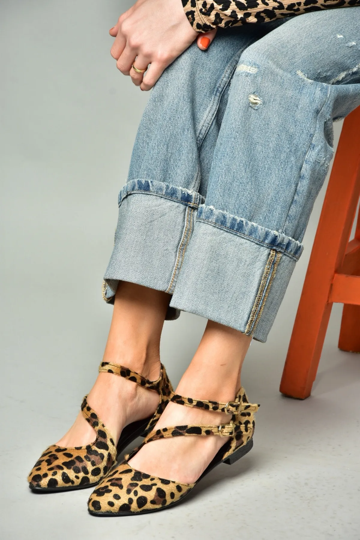 Fox Shoes  Leoparden-Damenschuhe D726016902