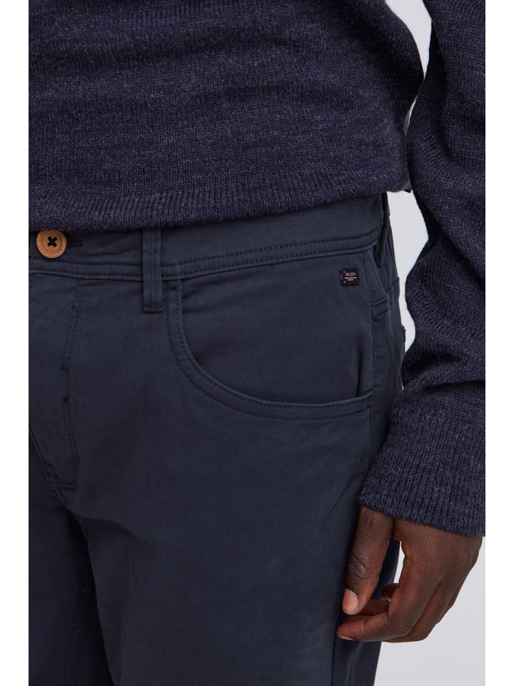 BLEND Chinohose BHRODNEY pants 20716811 lässige Casual Hose in Blau günstig kaufen