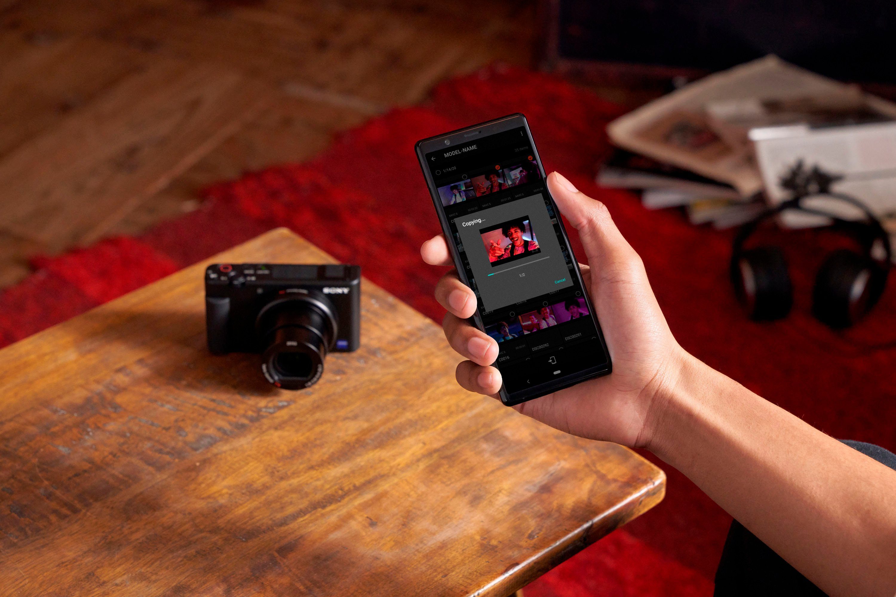 Sony Vlog-Kamera ZV-1 Kompaktkamera (20,1 MP, Bluetooth, WLAN (WiFi)