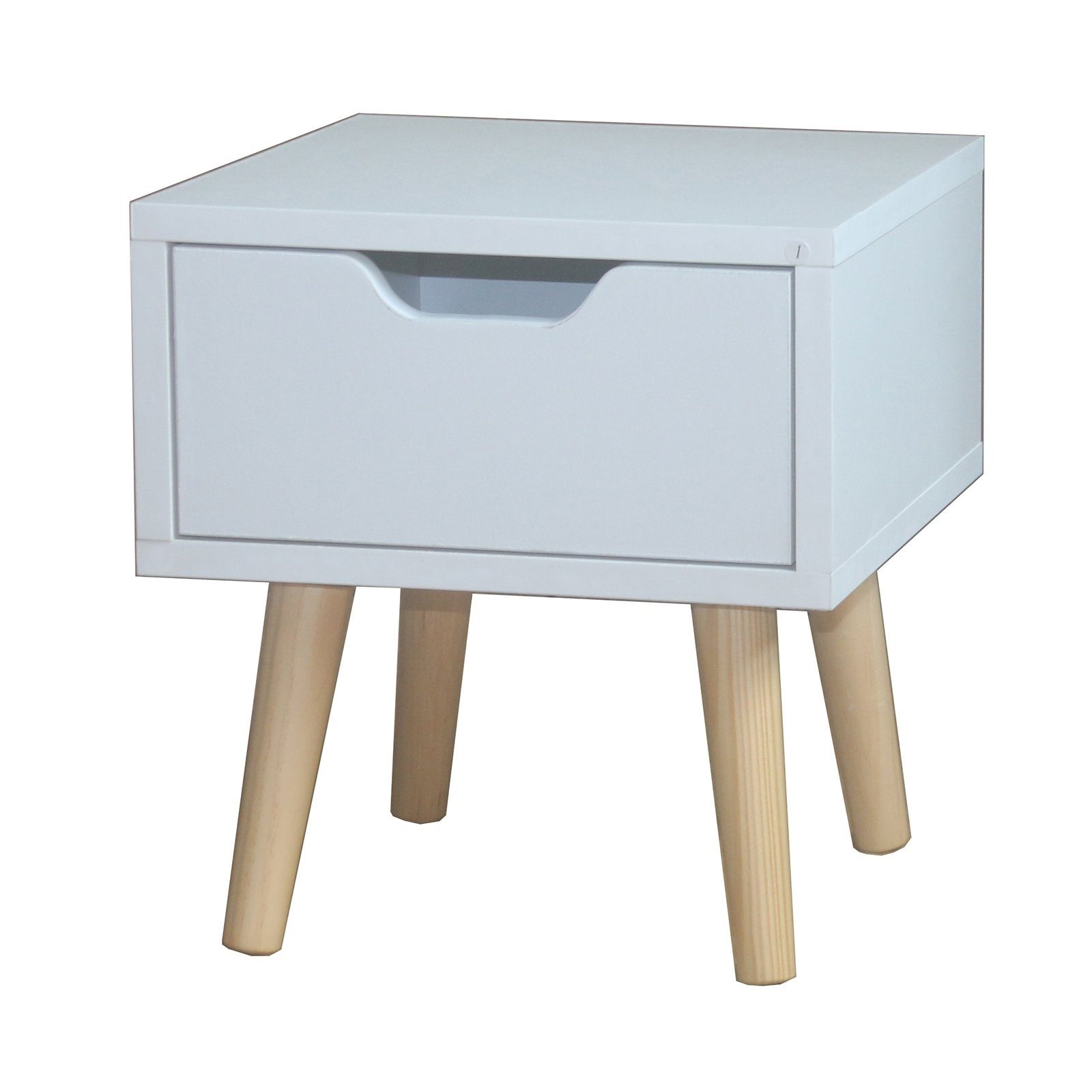 HTI-Living Nachtkommode Nachtschrank 1 Schublade Thekla 29325 (1 St), Nachttisch 1 Schublade