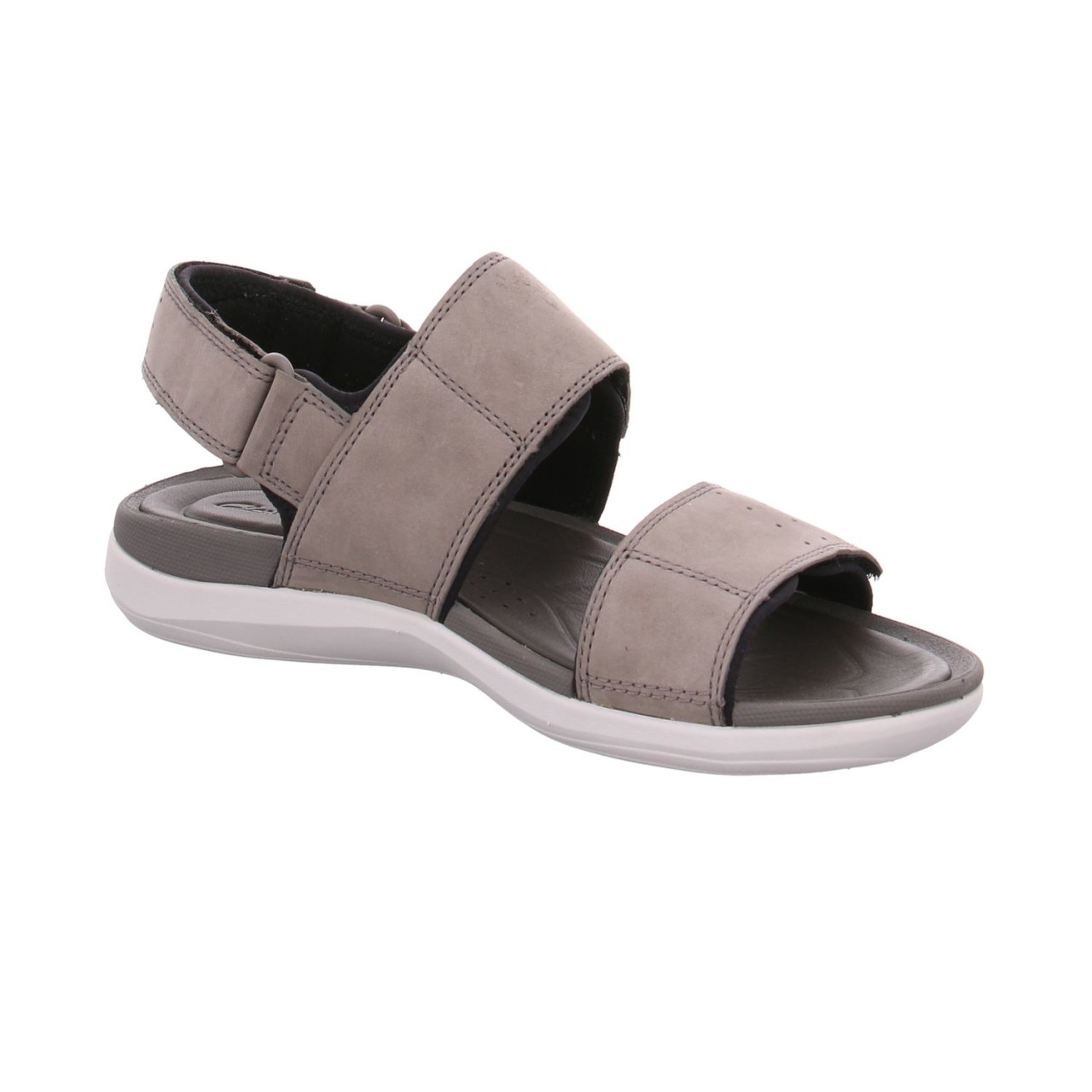 CLARKS Komfort Sandalen grau