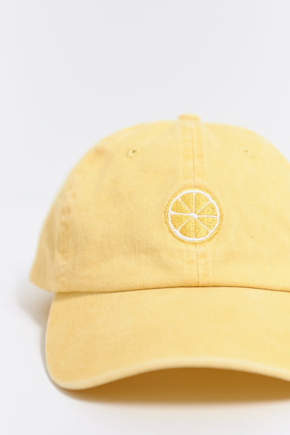 Washed cotton cap