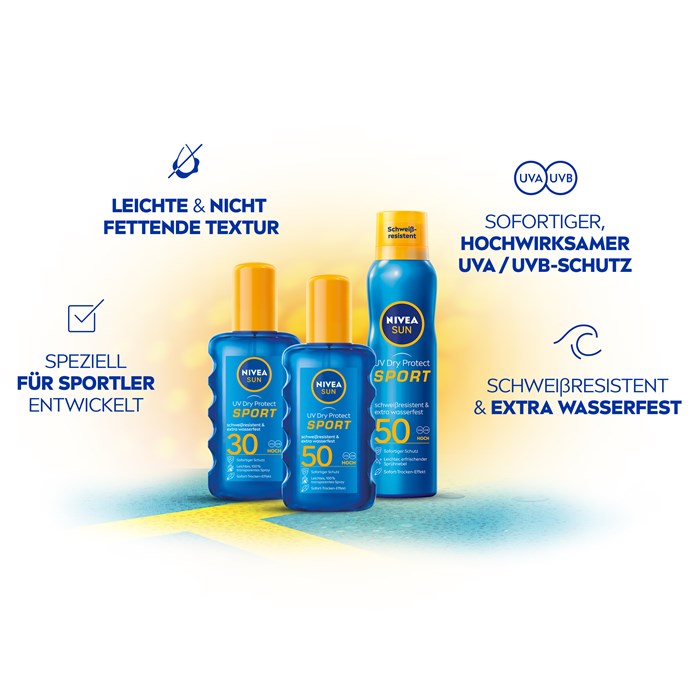 UV Dry Protect Sport Sonnenspray LSF 50