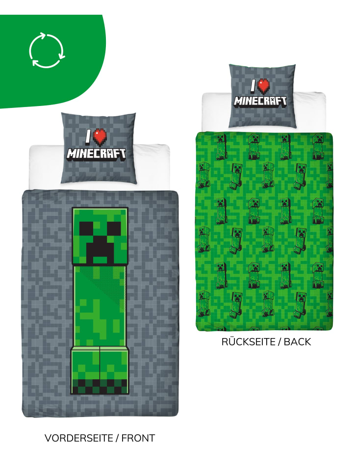 Minecraft Bettwäsche-Set Biber 