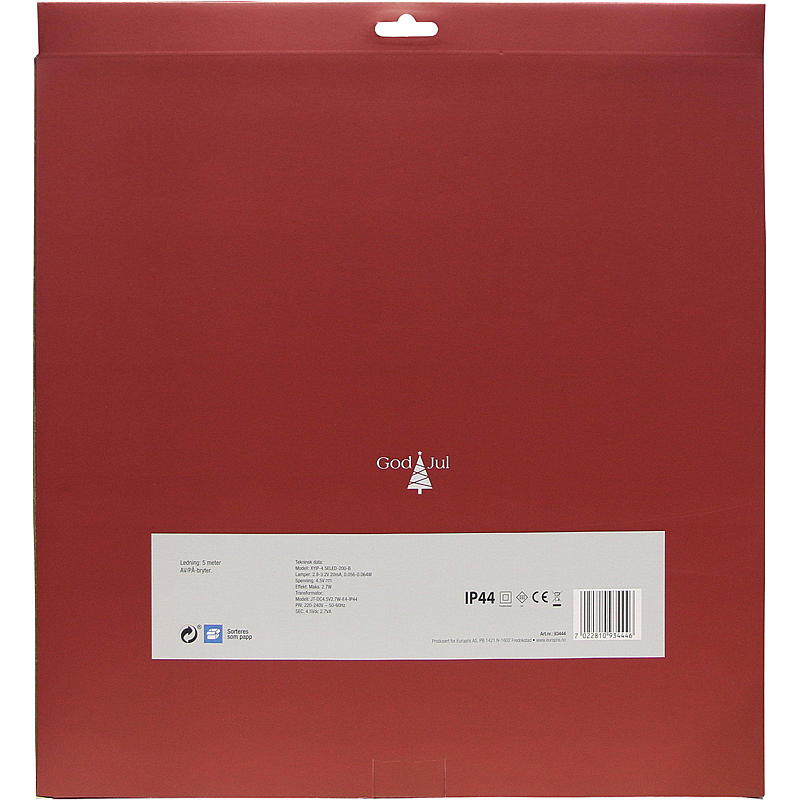 Home String hjerte 40 cm 200 LED