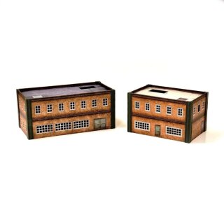 Metropolis Cityscape - Small & Medium Rectangle Concrete Building