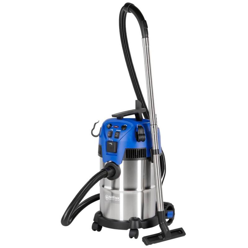 Nilfisk Nass-/Trockensauger Multi II 30 T Blau, Silber 30 Liter
