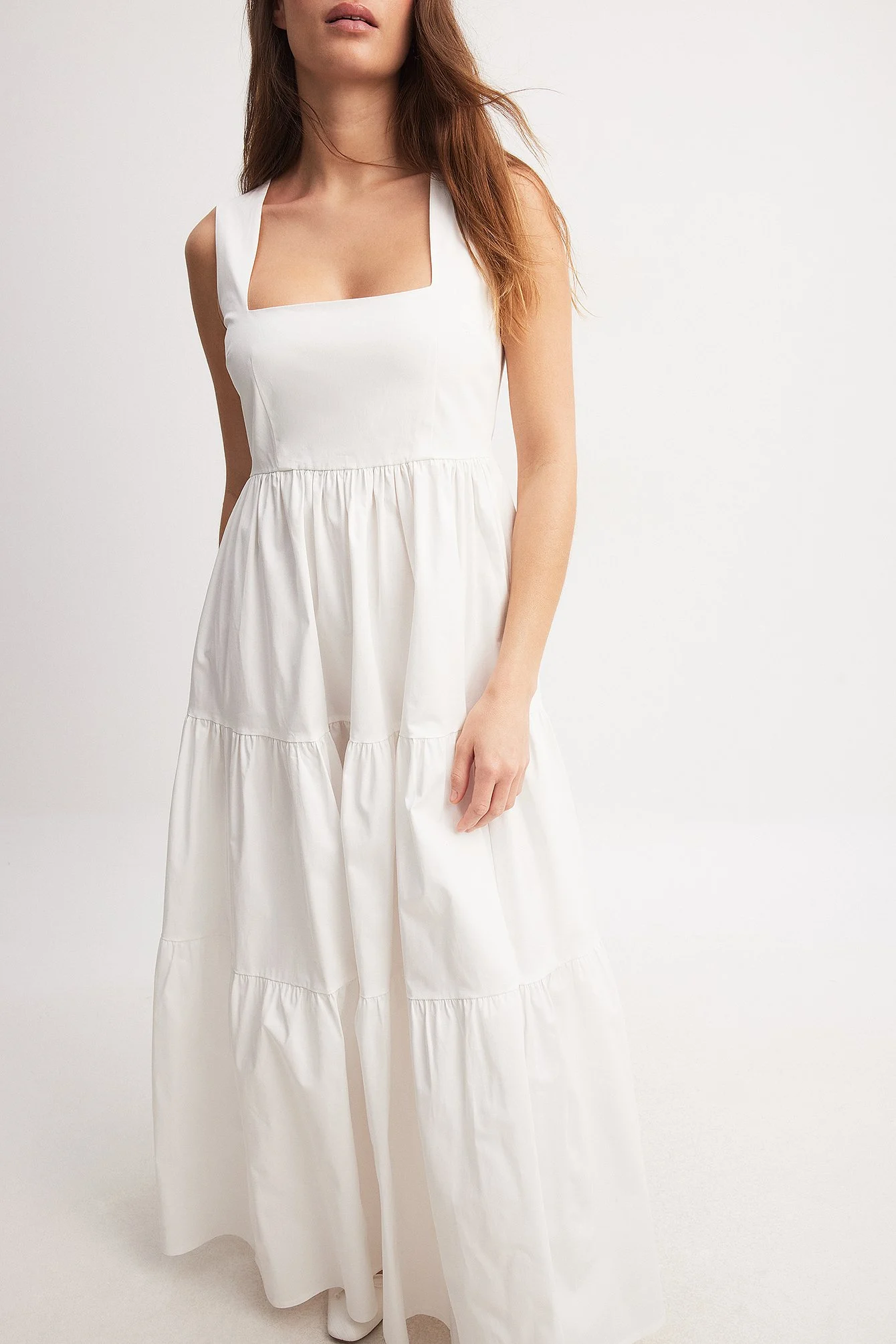 Weites Maxikleid aus Baumwolle