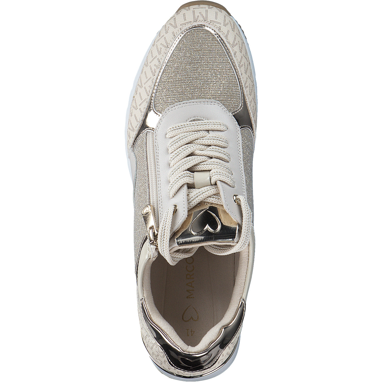 Marco Tozzi 23723, Schnürschuhe, Damen, Gold