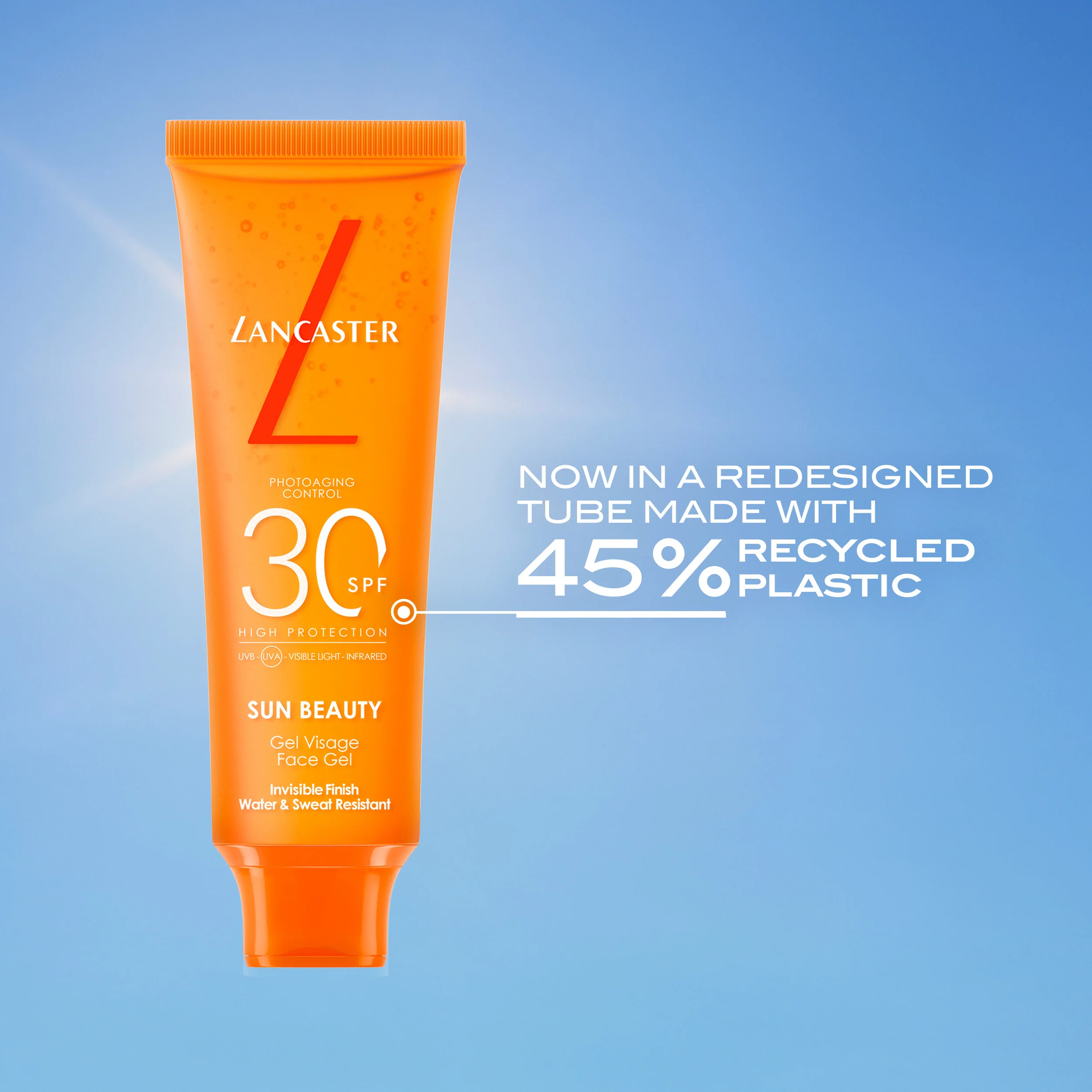 Sun Sport Invisible Face Gel SPF30 - Opaľovací krém na tvár s vysokou ochranou.