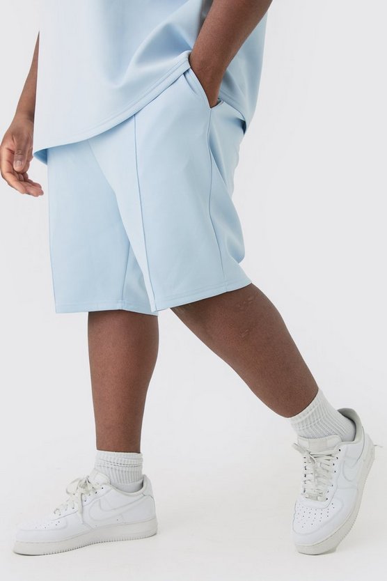 Plus Slim-Fit Scuba Shorts