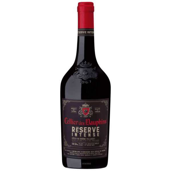 Cellier des DauphinsRéserve Intense Côtes-du-Rhône-Villages 2019