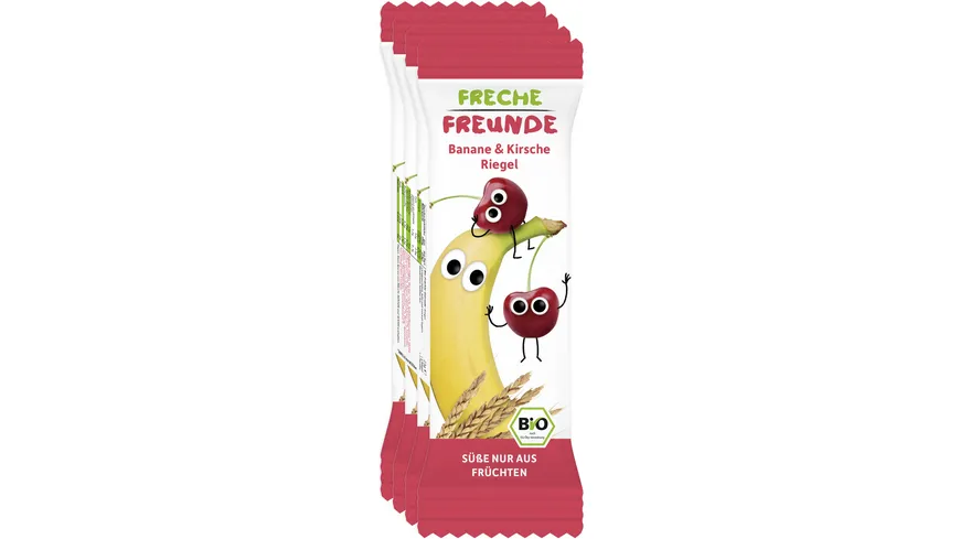 Freche Freunde Bio Riegel Banane & Kirsche 4x23g 92 g