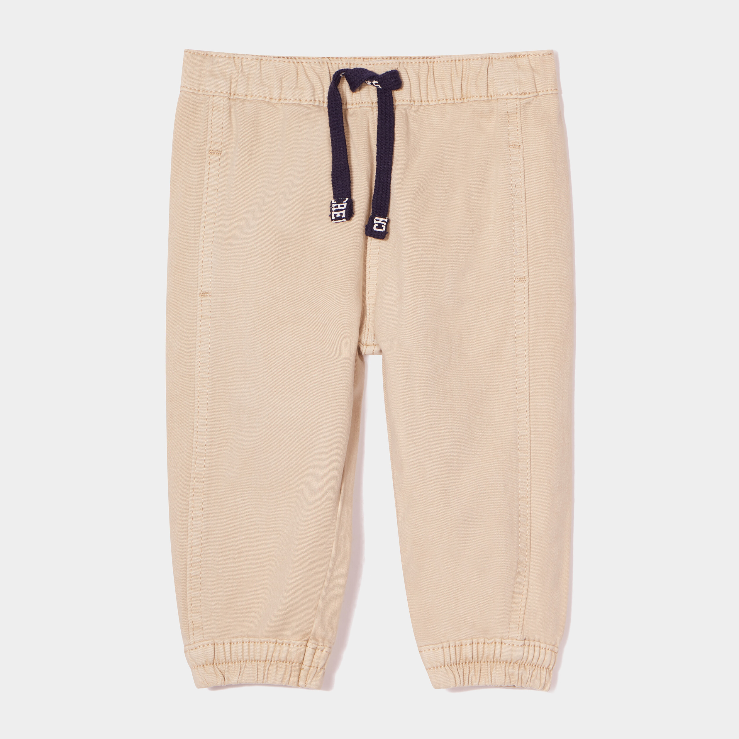 Jegging taille élastiquée Creeks beige bébé garçon | La Halle