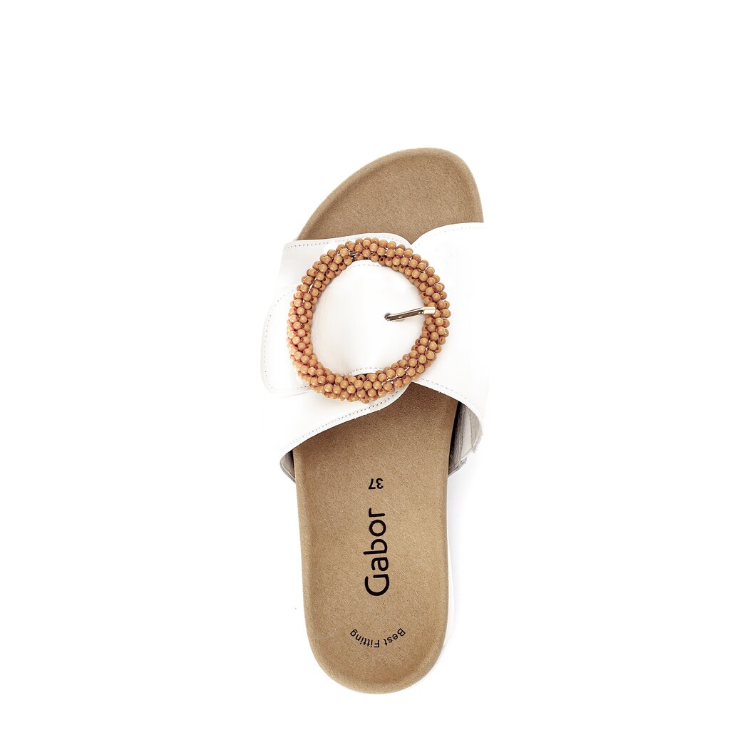 Gabor fashion Pantolette weiß