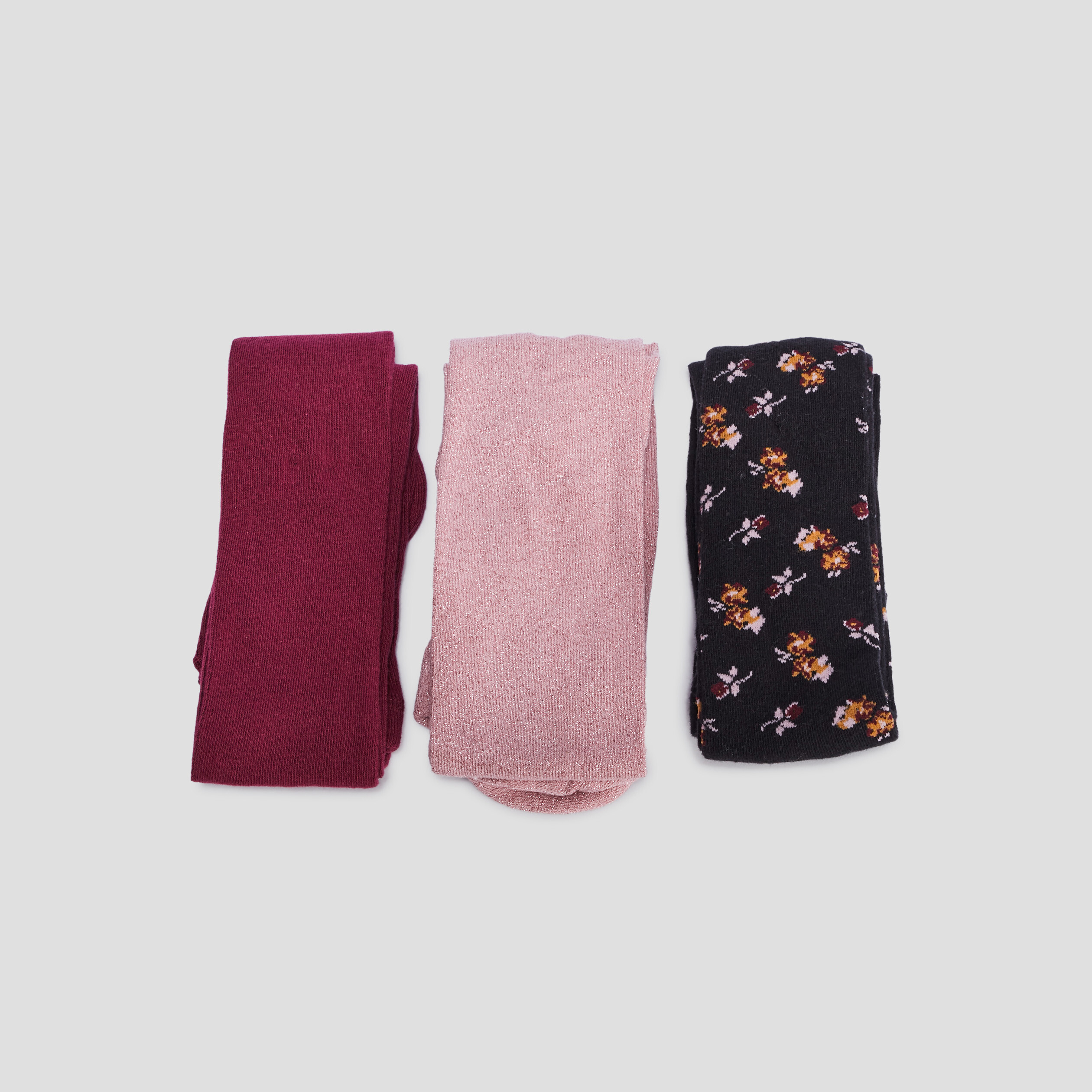 Lot 3 collants multicolore fille | La Halle