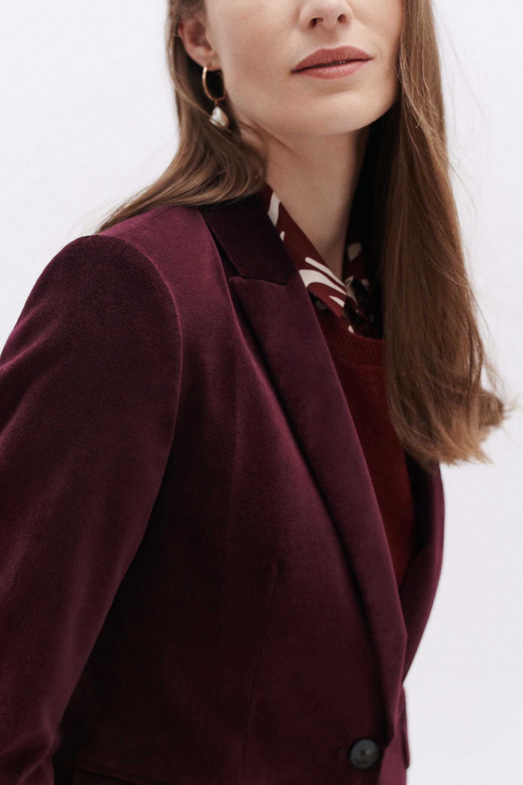 blazer aurora prune femme