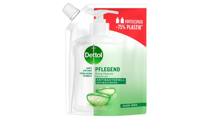 Dettol flüssige Pflegeseife Aloe Vera Nachfüllbeutel 500 ml