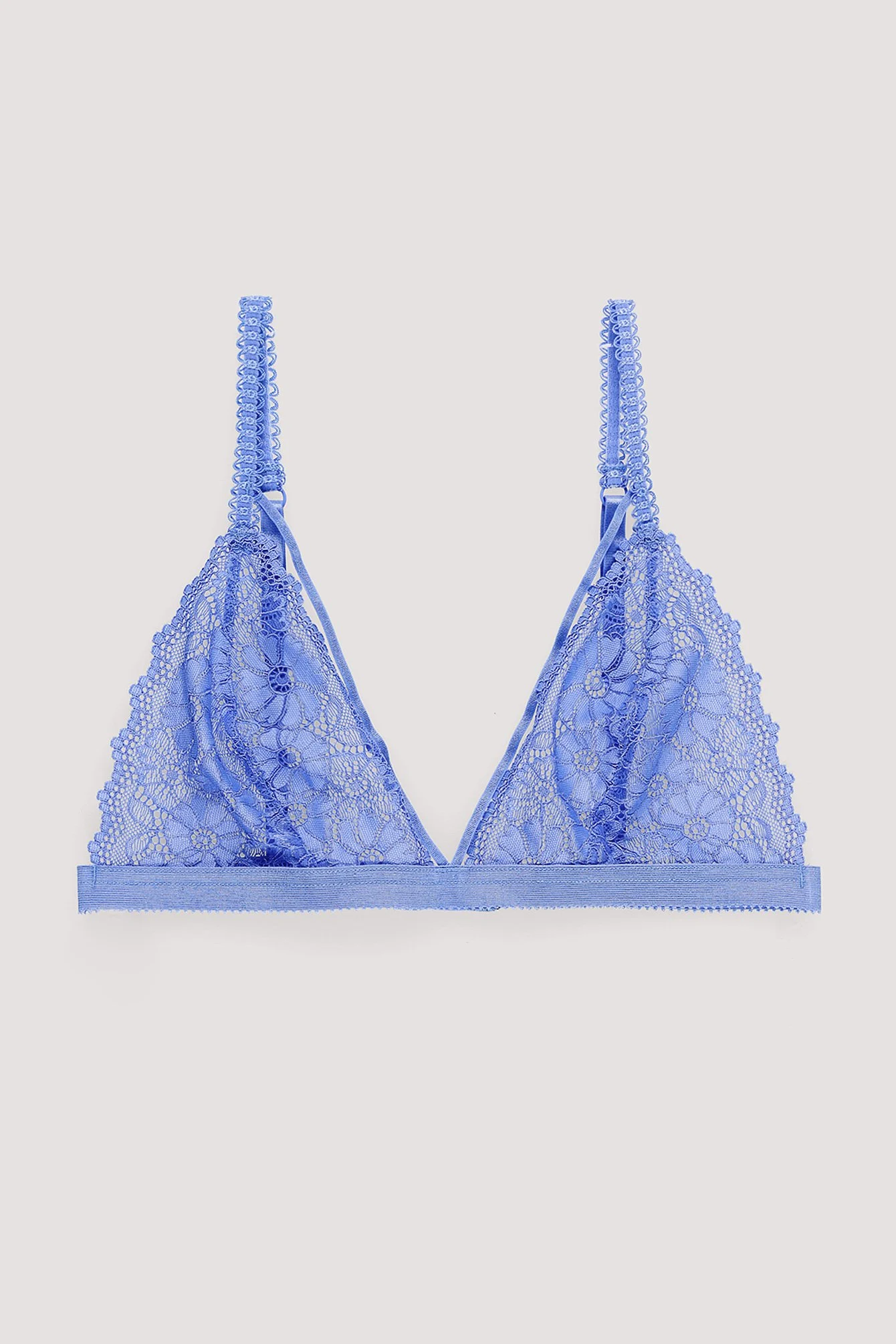 Top aus Spitze mit Trägerdetails